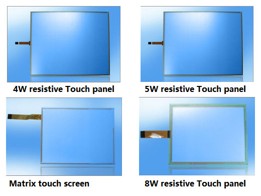 ITO-Film Glas-widerstrebende Matrix-industrielle Touch Screen Platte 4w 5w 8w USBs