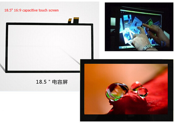 Hervorstehender kapazitiver Touch Screen G + G oder G + F/F mit der Schnittstelle USBs/I2C